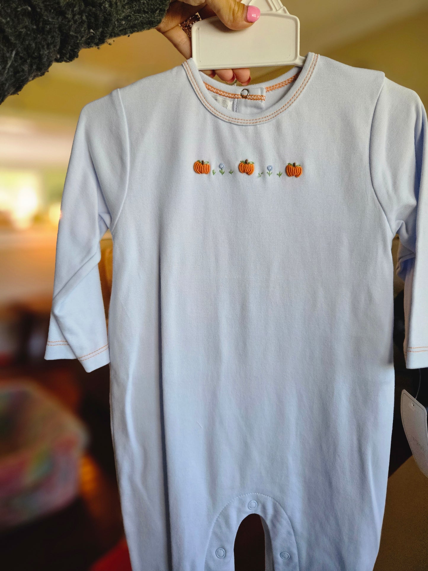 Pumpkin Stitch Boys Longall