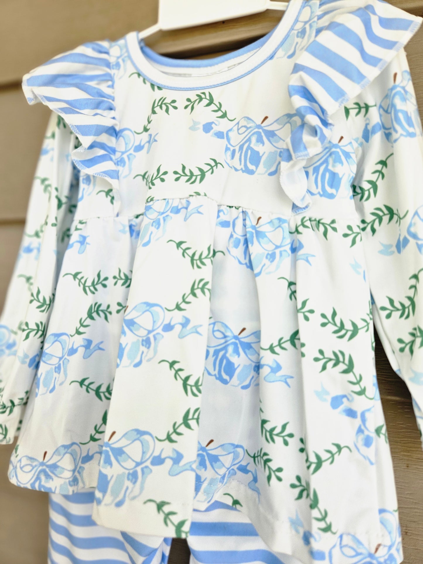 Blue Pumpkin Patches Girls Ruffle Pants Set