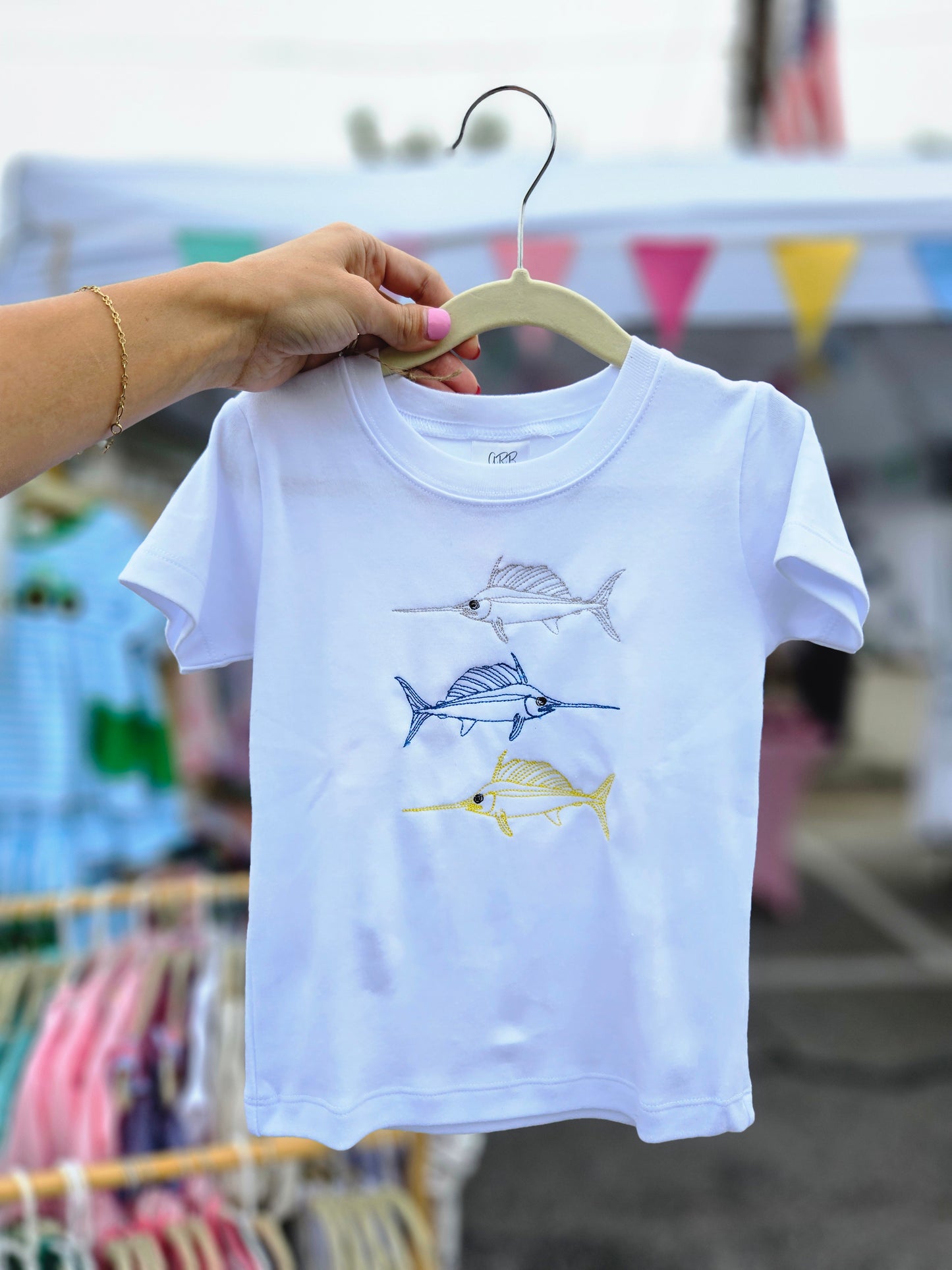Marlin Boys Embroidered Tee