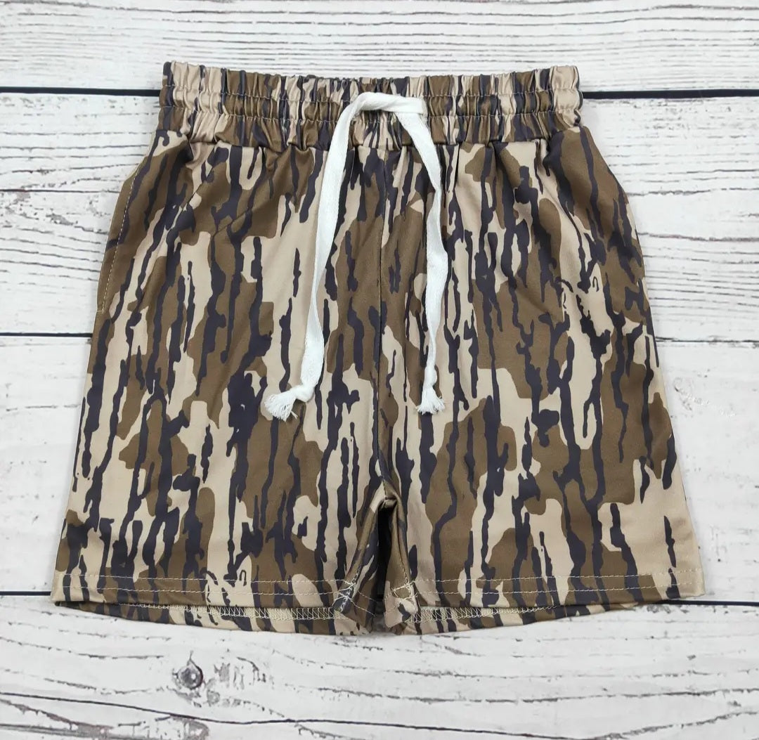 Tree Camo Boys Shorts #502