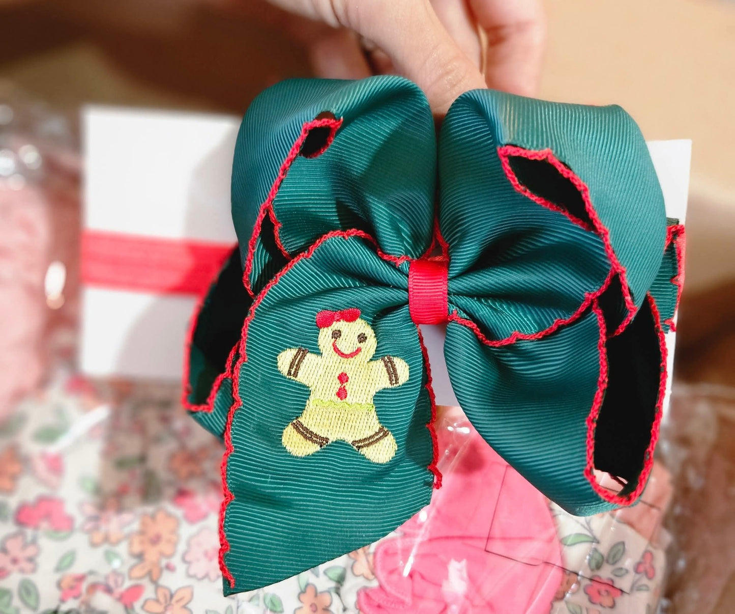 Ginger Bread Headband Bow