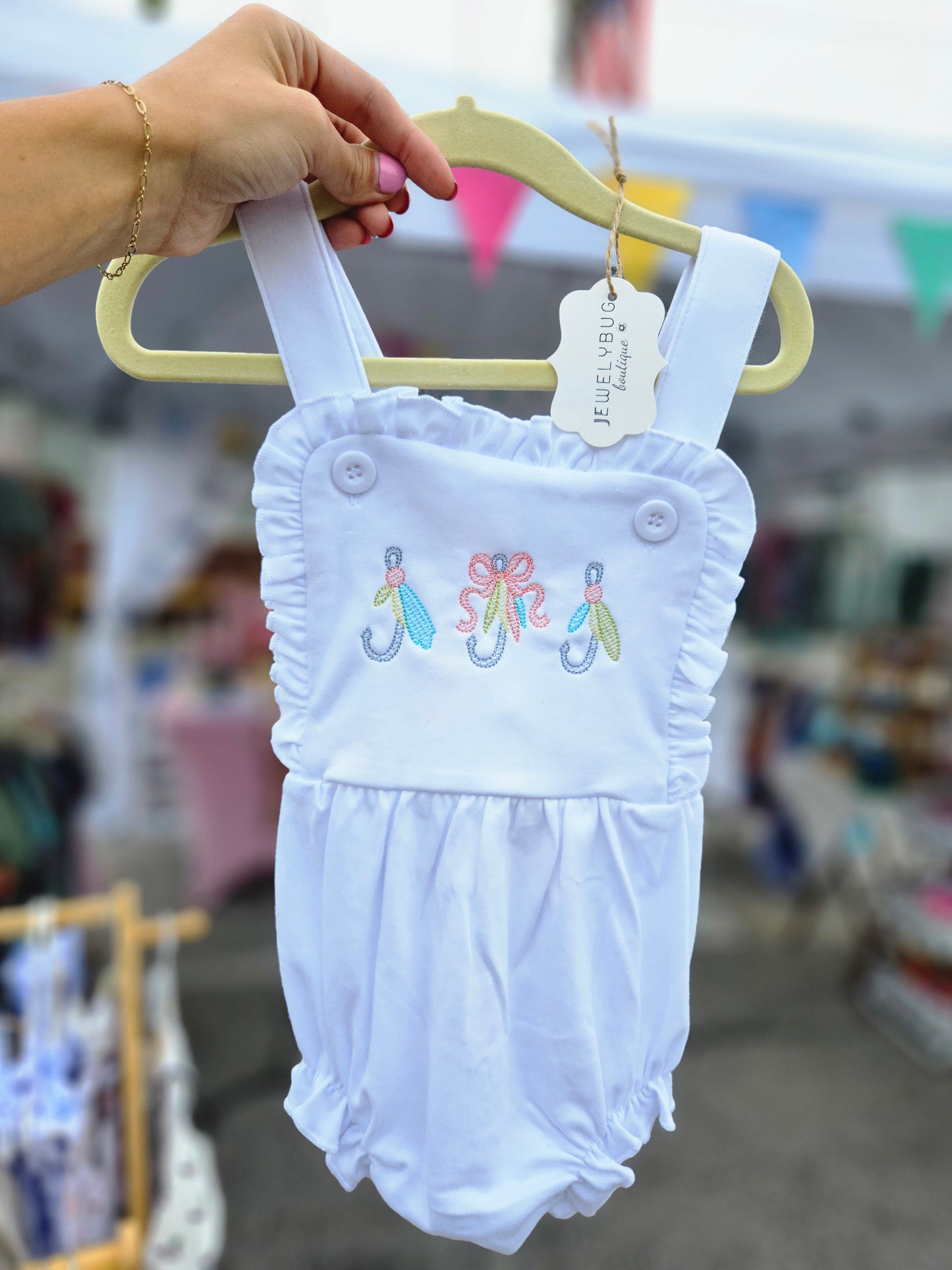 Lure Girls Embroidered Sunsuit
