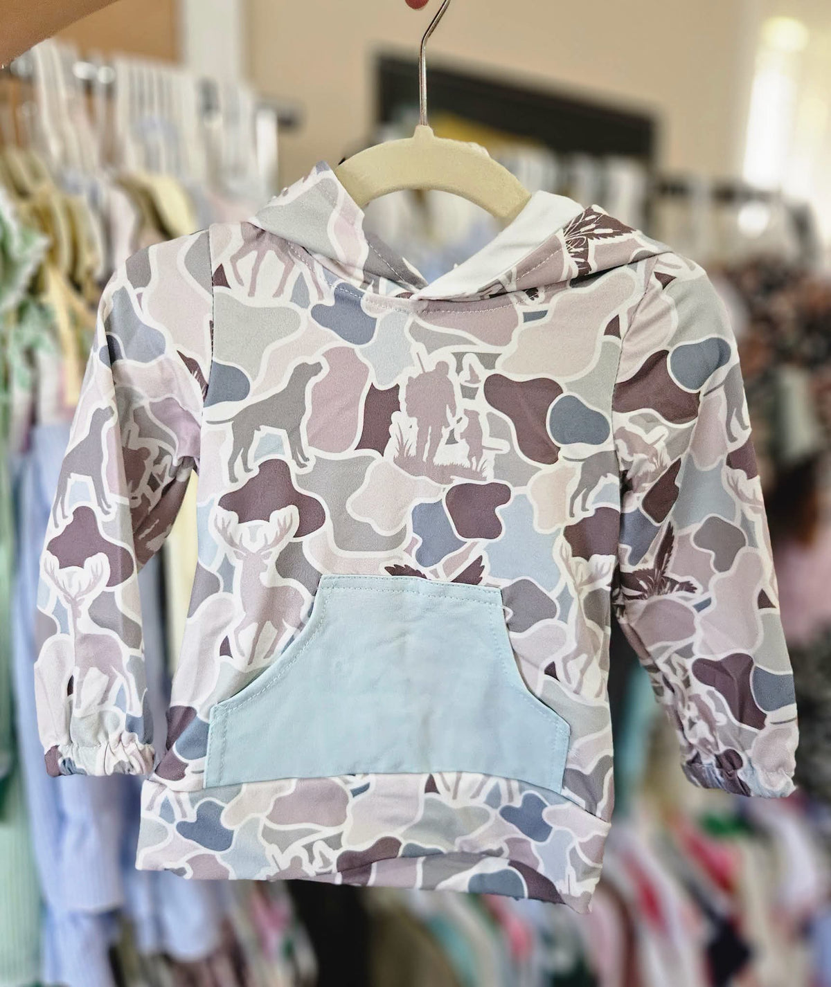 Hidden Animals Camo Hoodie #591