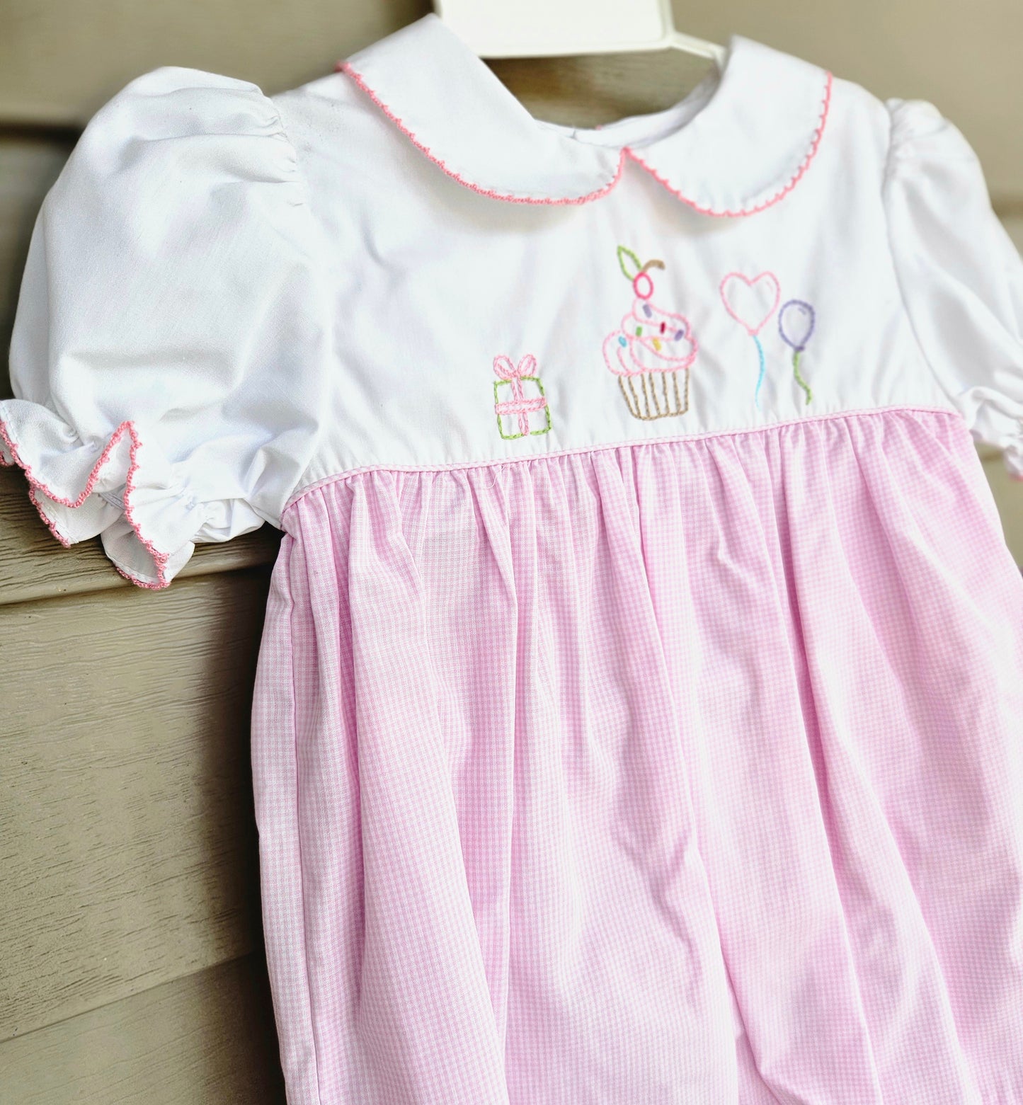 Birthday Girl Embroidered Dress