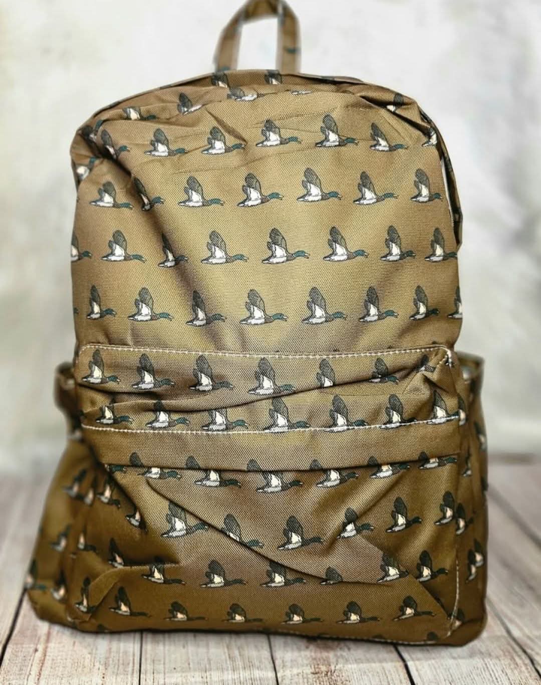 Brown Mallard Boys Backpack