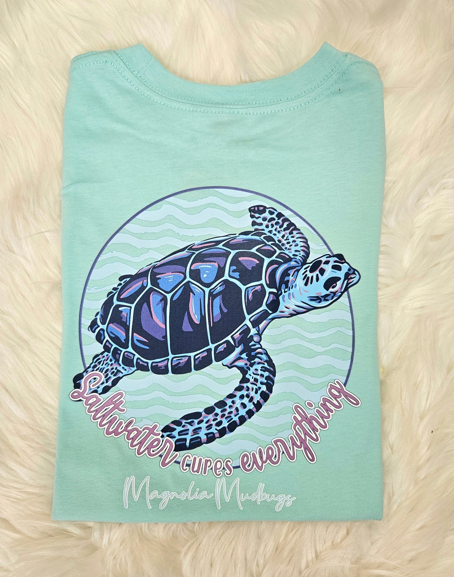 "Saltwater Cures Everything" Girls Tee
