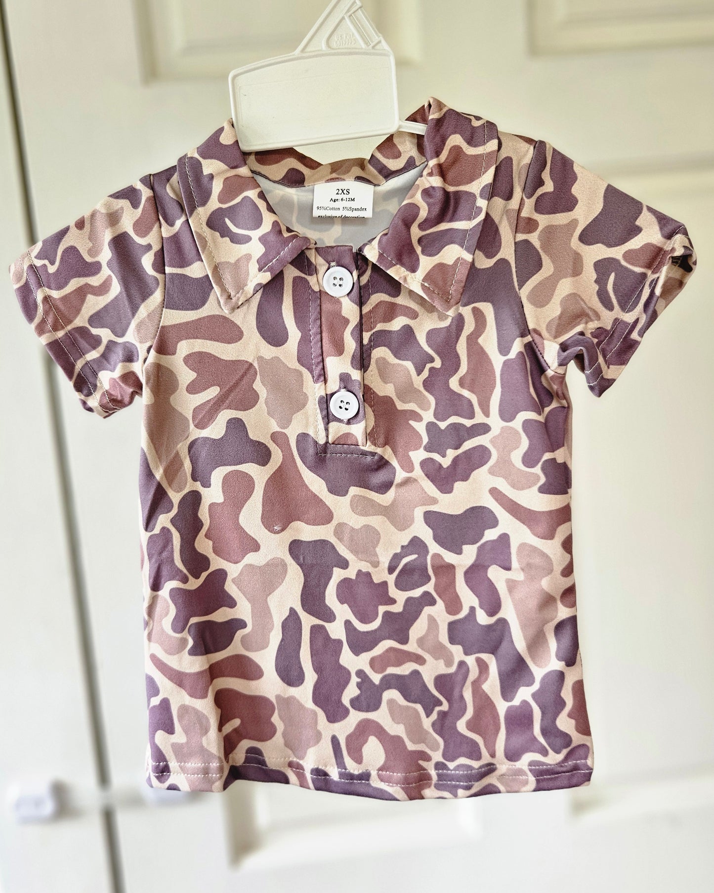Light Camo Boys Dress Shirt #553