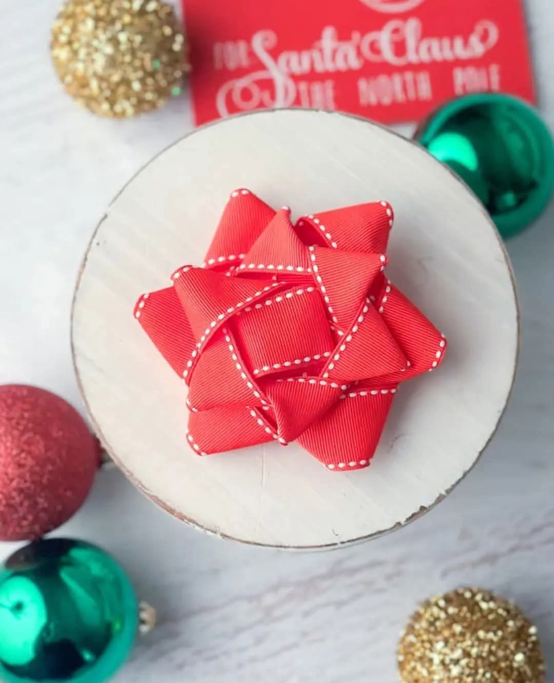 Christmas bow Hairbow