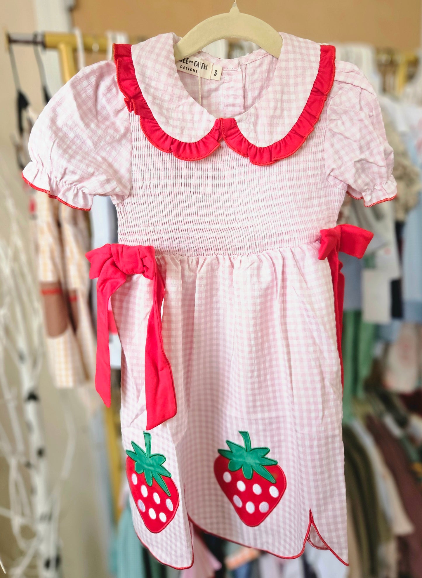 Strawberry Season Spring Dress #445