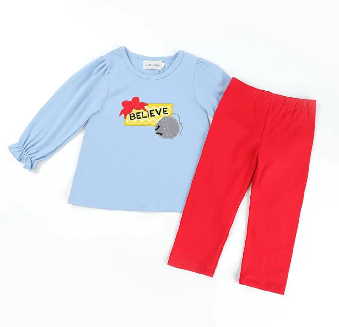 Girls Polar Train Pants Set