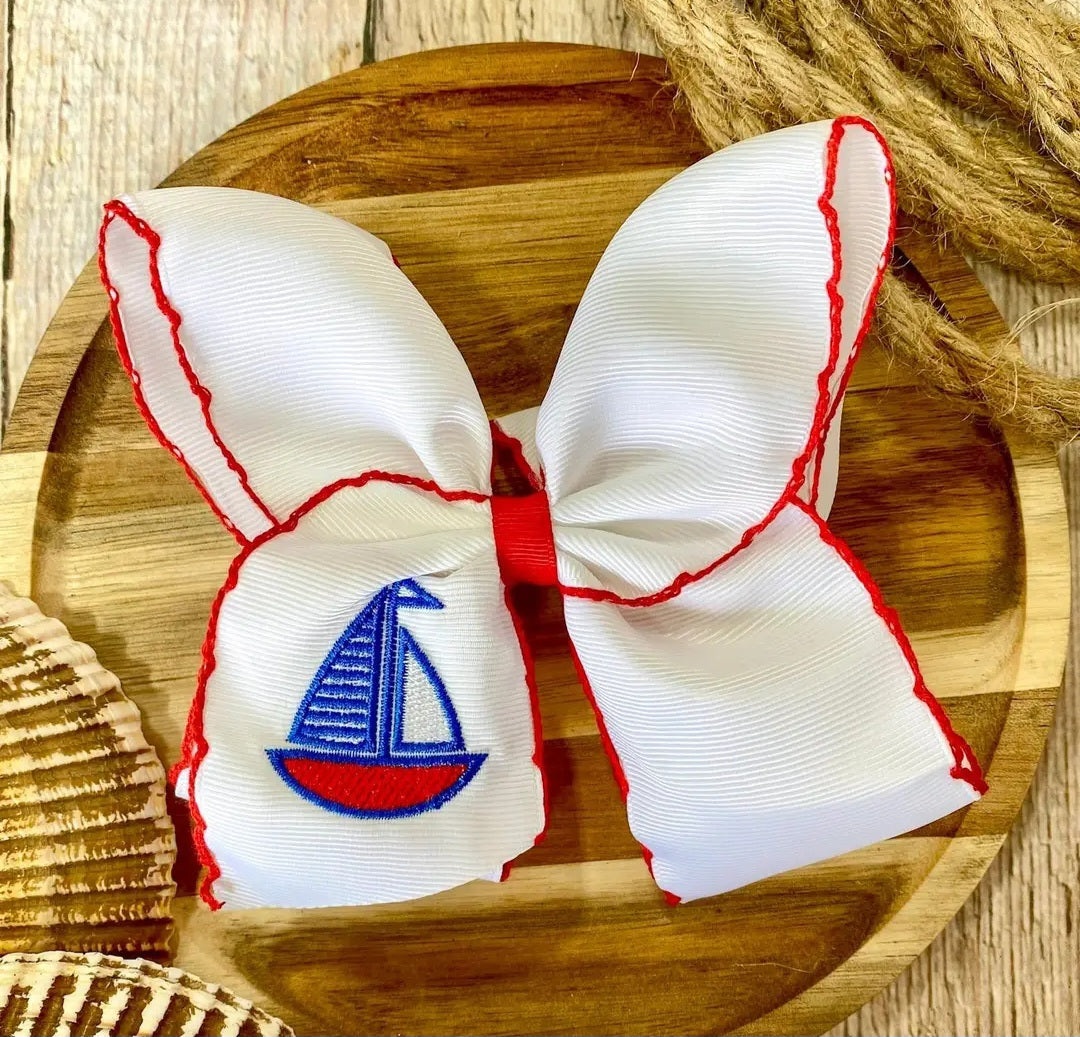 Sail Boat Clip Bow