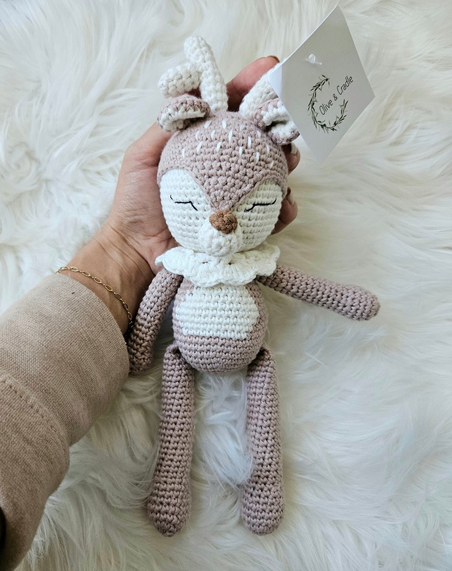 Cotton Girl's Deer Doll