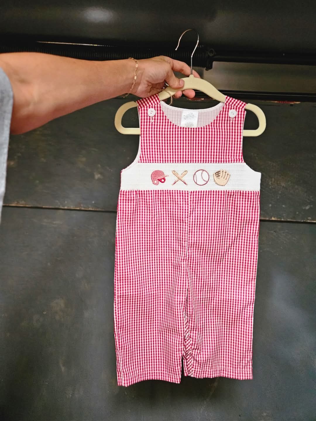 Boys Smocked Baseball Jonjon