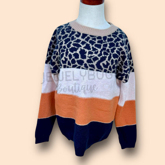 Animal Print Sweater