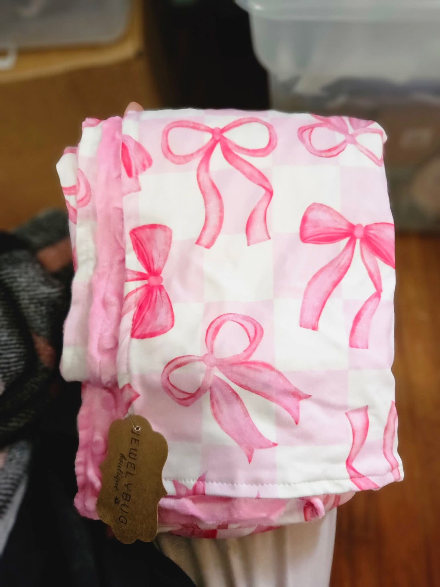 Girls Ribbons and Bows Blanket
