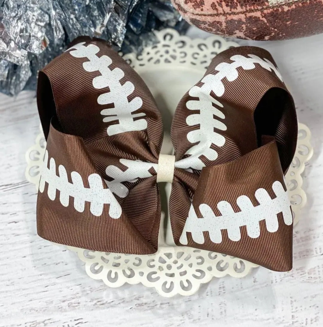 Football Season Clip Bow