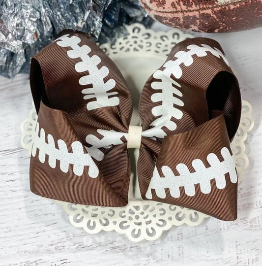 Football Season Clip Bow