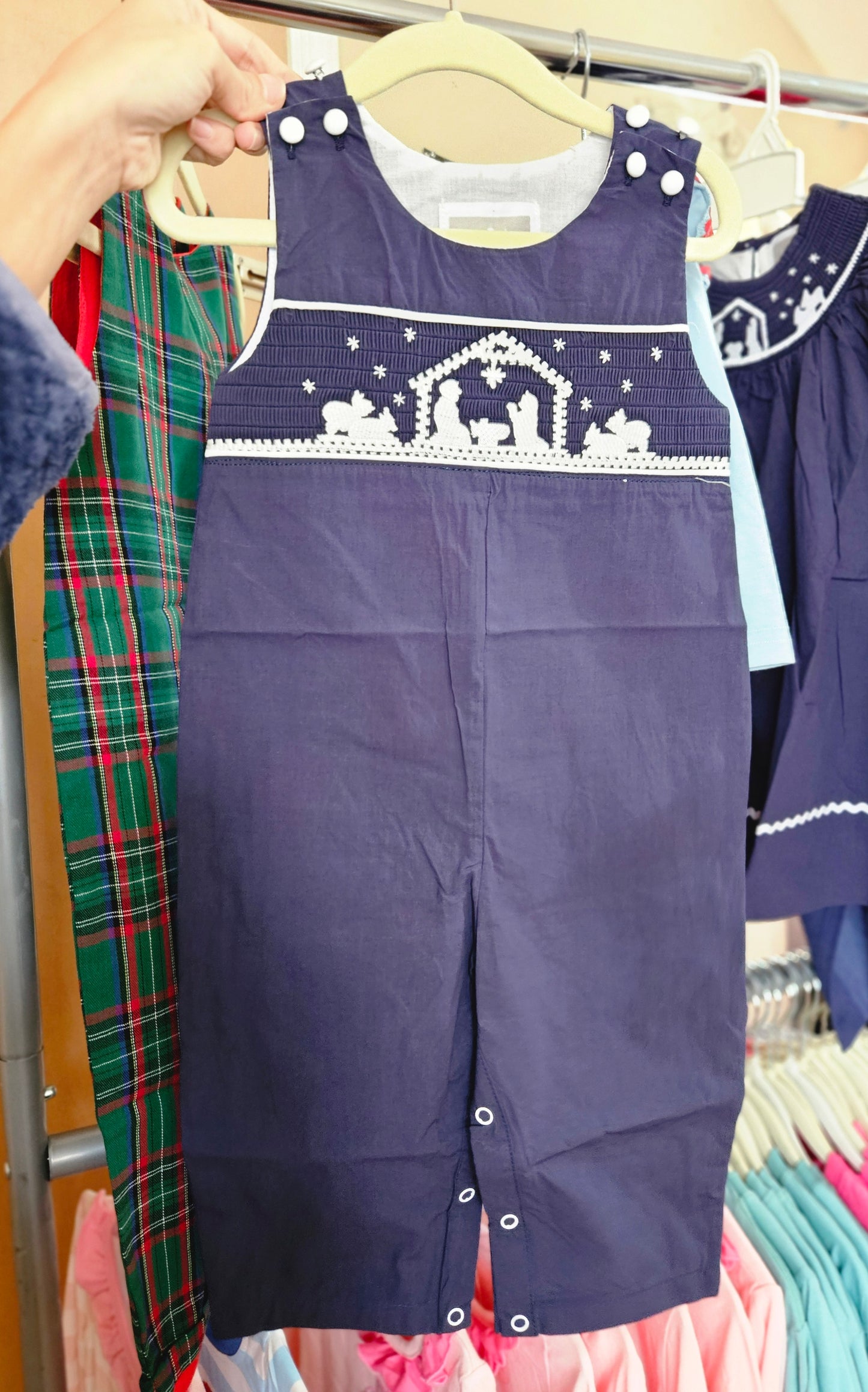 Boys Navy Nativity Jon Jon