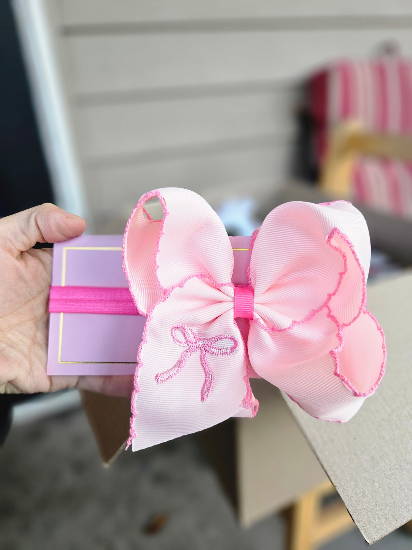 Ribbon Bow Headband Bow