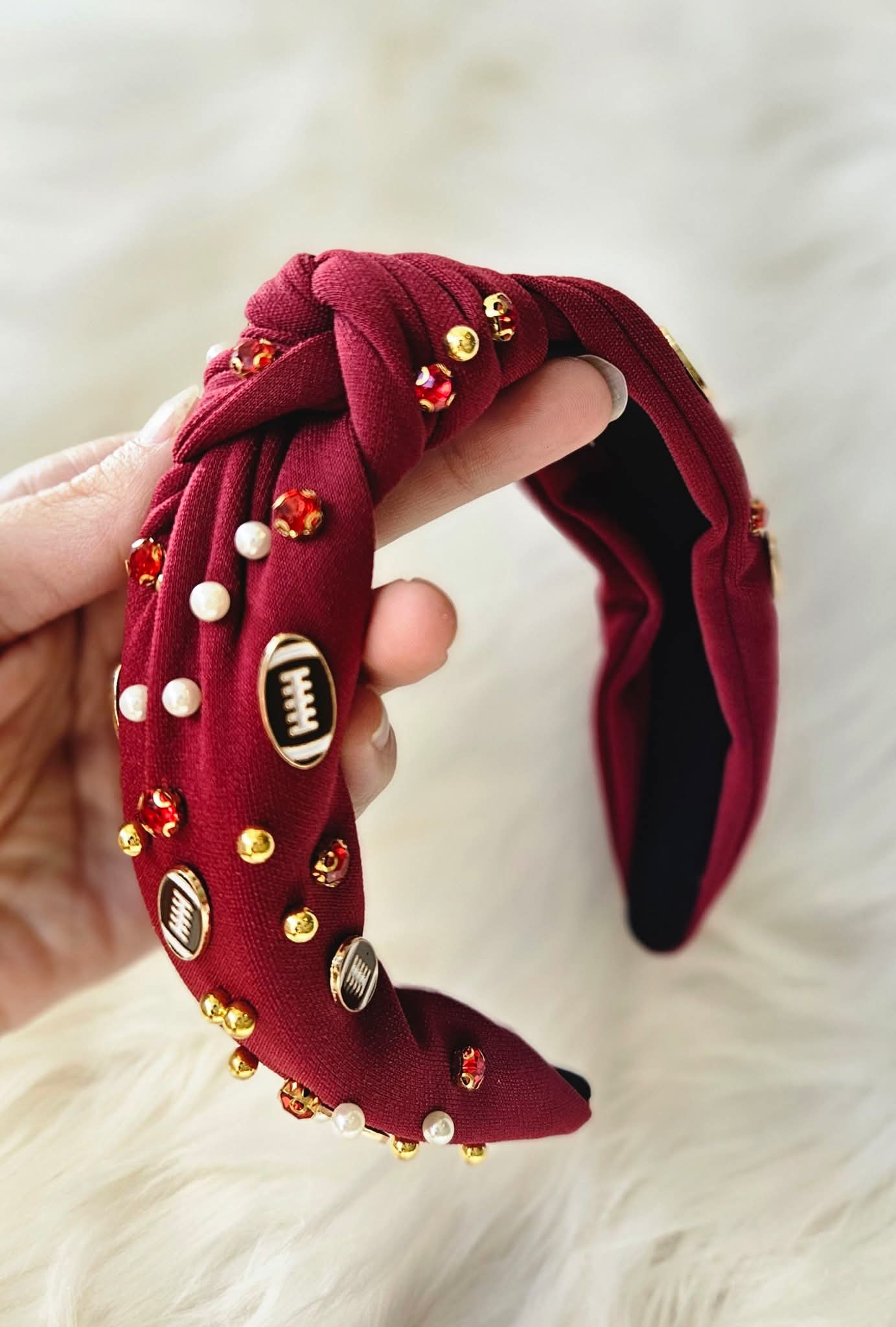 Football Charm Headband