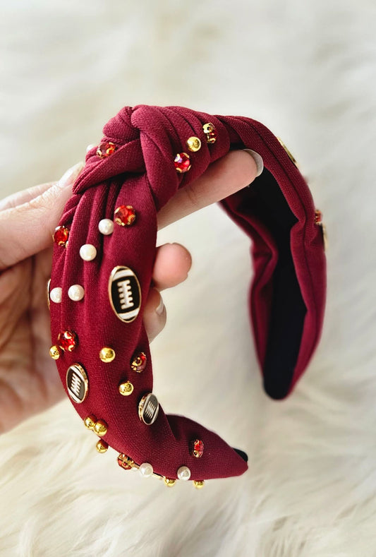 Football Charm Headband