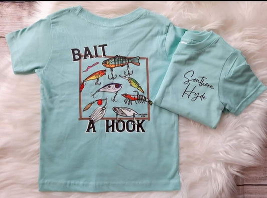 "Bait a Hook" Boys Southern Hyde Tee