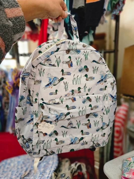 Boys Mallard Duck Backpack
