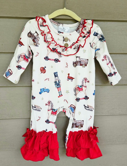 Vintage Toy Christmas Girls Jumper