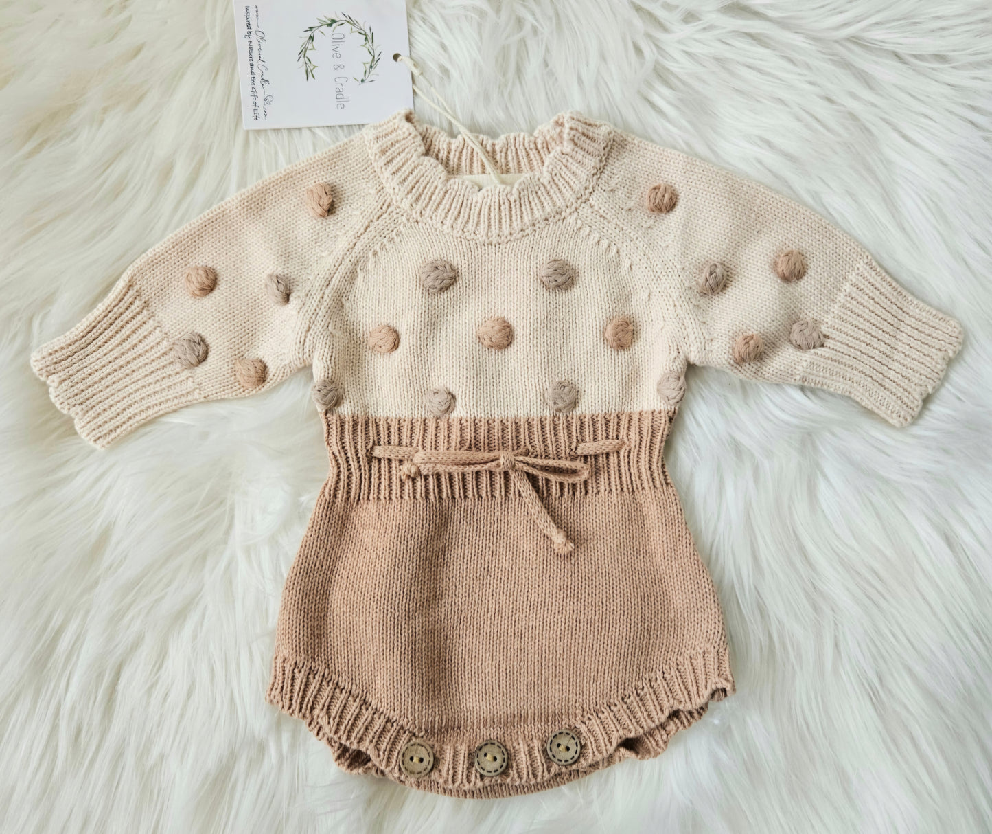 Girls Polka Dot Sweater Bubble #355