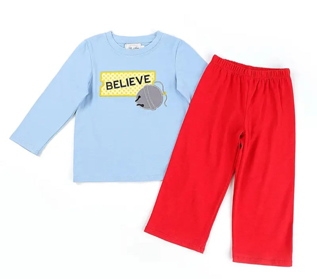 Boys Polar Train Pants Set