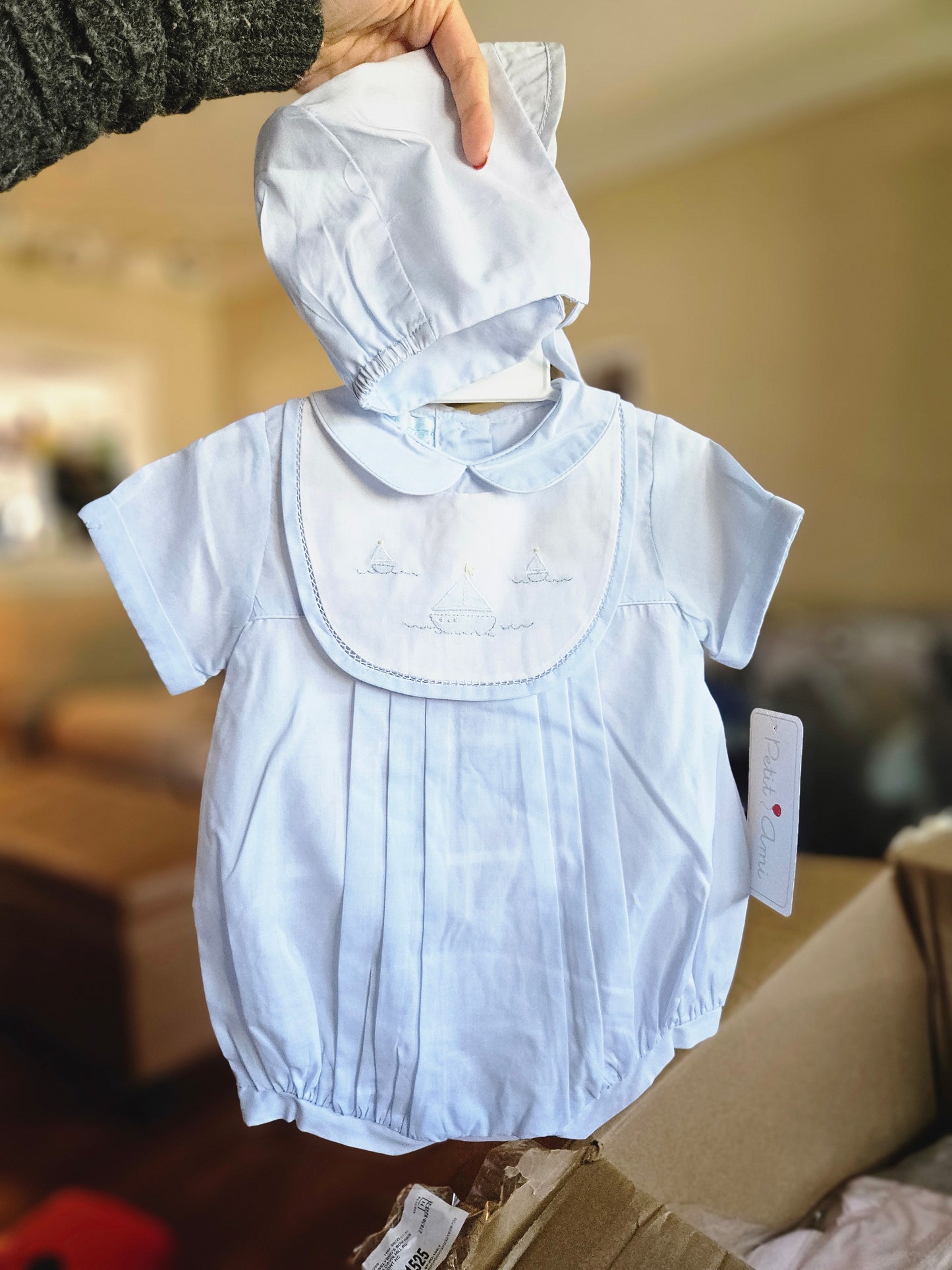 Sail Boat Boys Heirloom Bubble