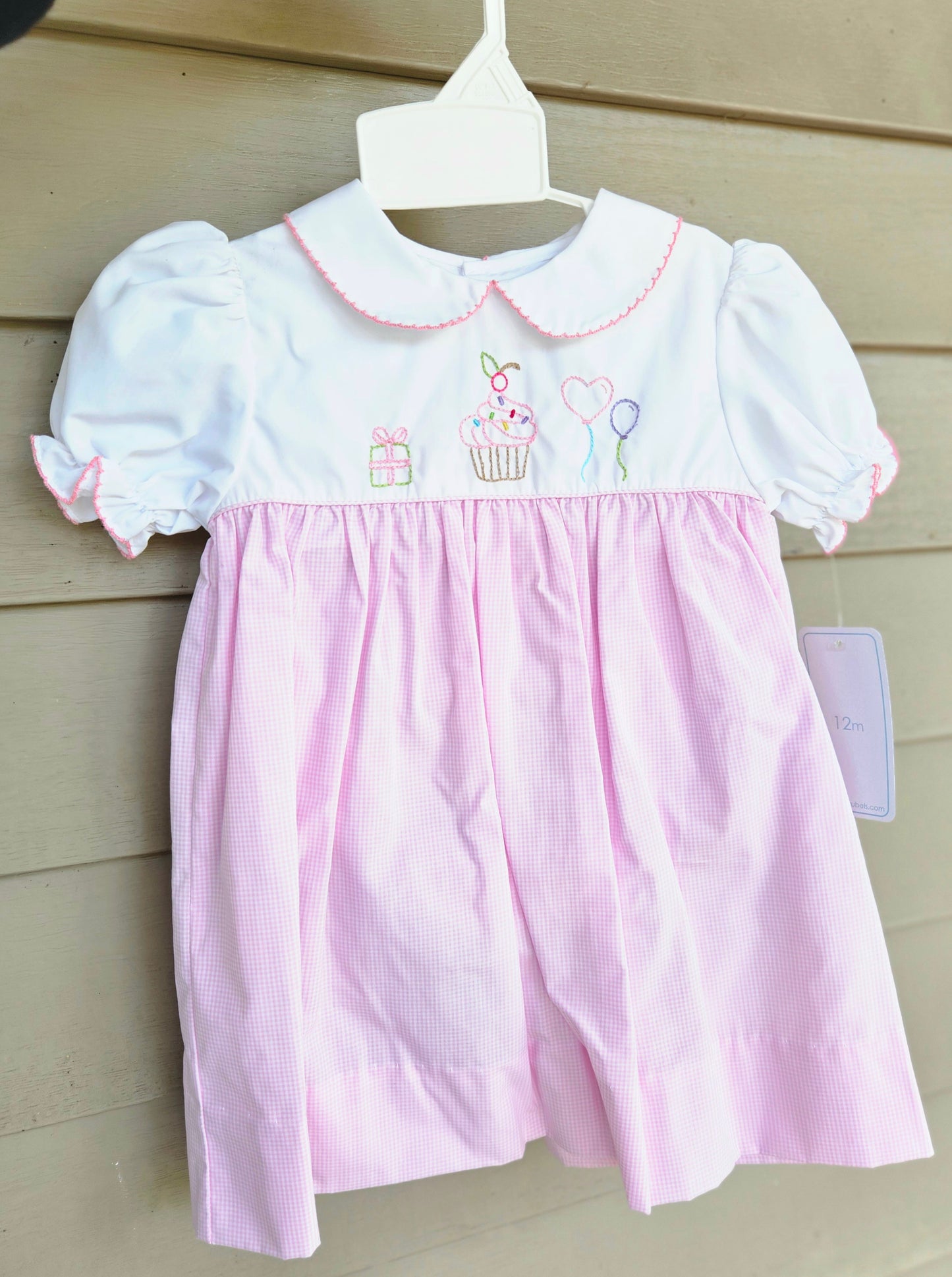 Birthday Girl Embroidered Dress