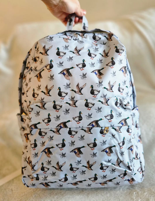 Grey Mallard Boys Backpack