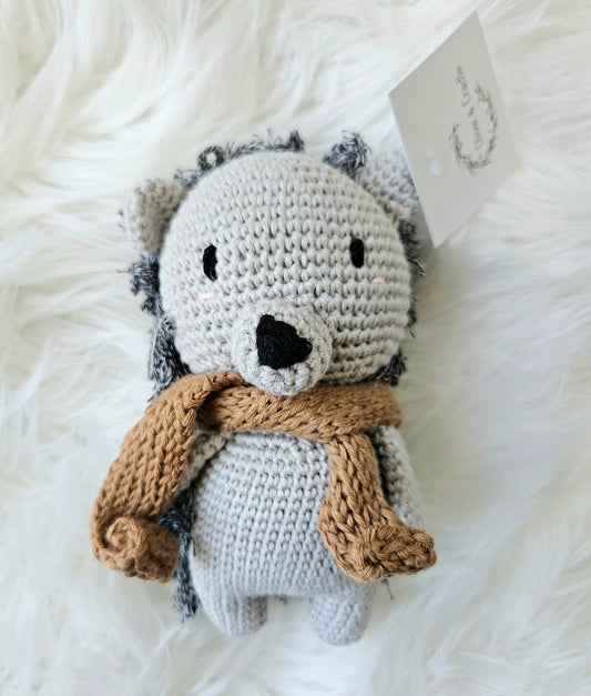 Cotton Crochet Hedgehog Doll
