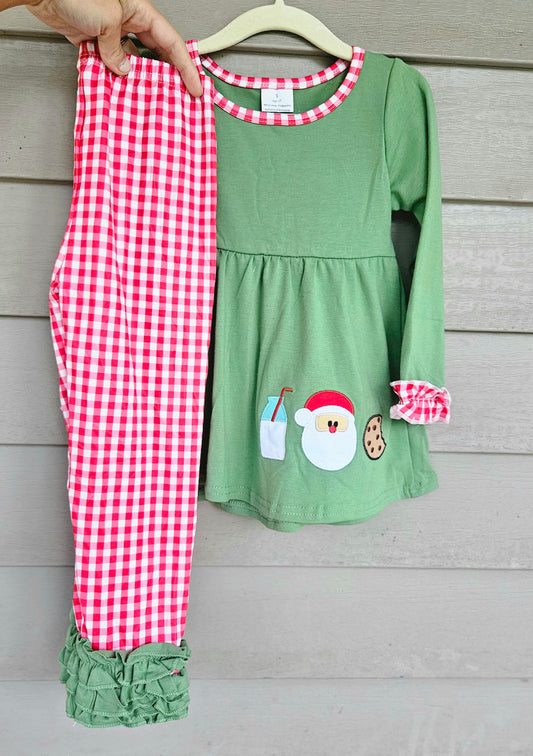 Cookies for Santa Girls Legging Set