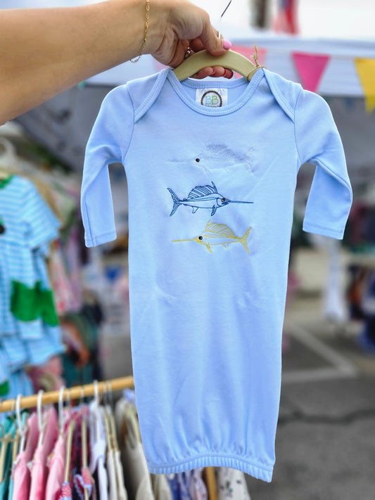 Marlin Boys Baby Gown