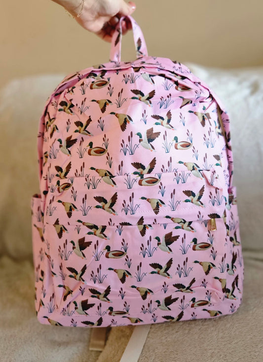 Girls Mallard Pink Backpack
