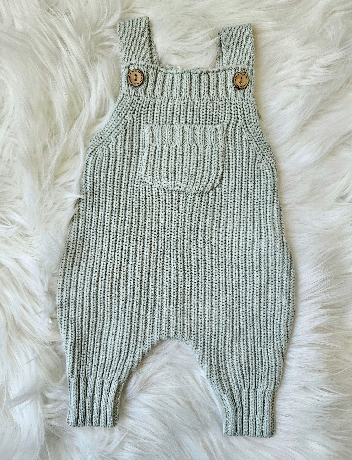 Cotton Unisex Knitted Overalls