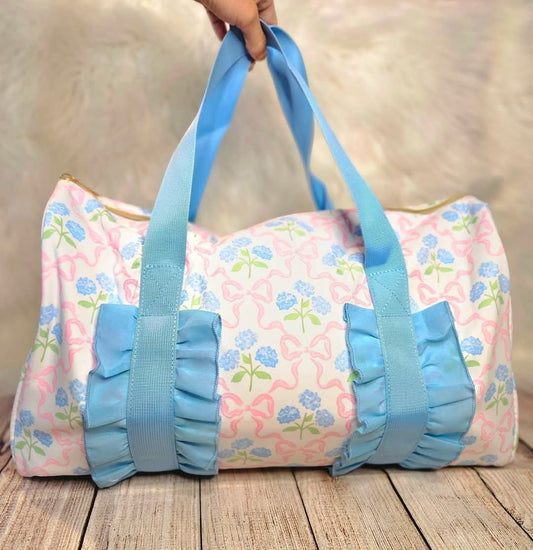 Ruffles, Flowers and Bows Duffle