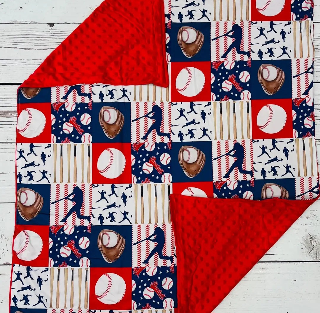 Baseball Infant/Toddler Blanket