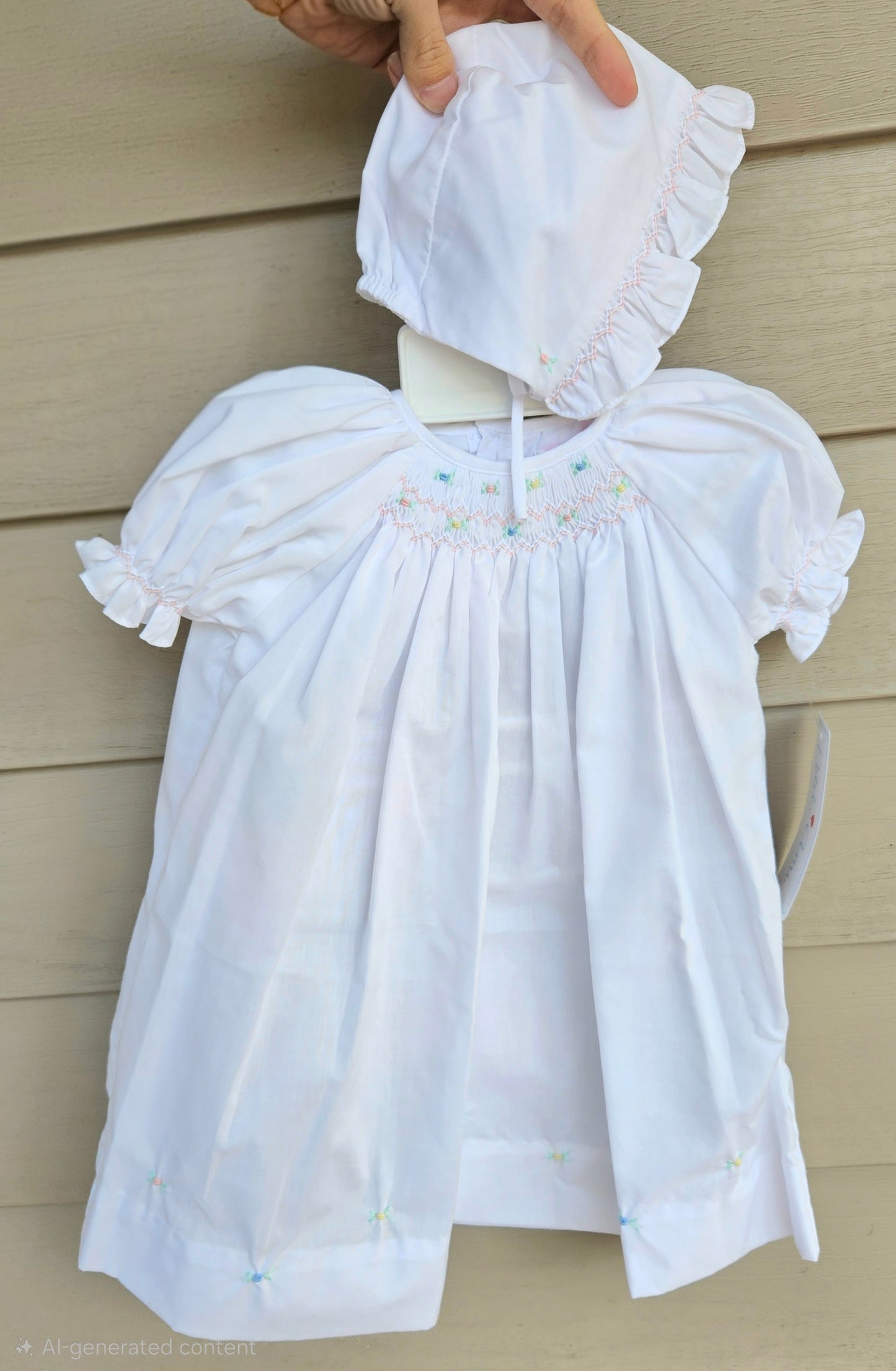 White Heirloom Dedication Gown