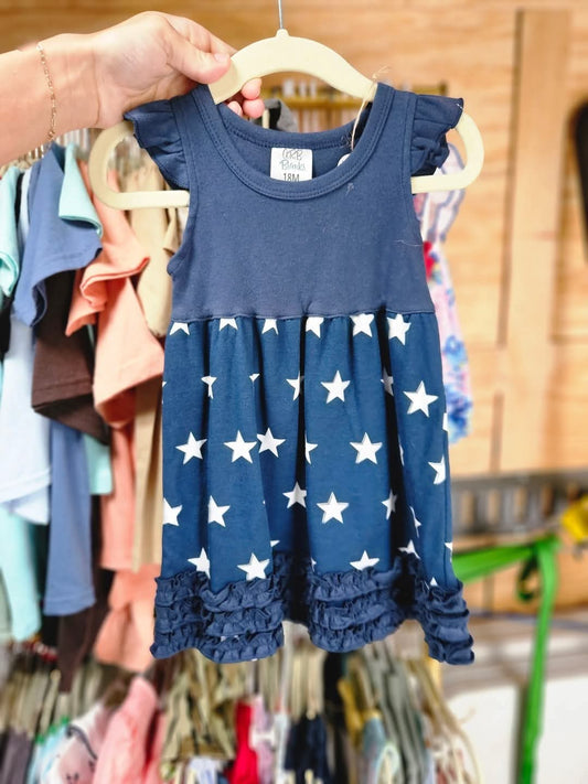 Blue Star Patriotic Dress