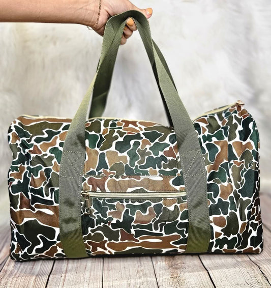 Dark Camouflage Boys Duffle