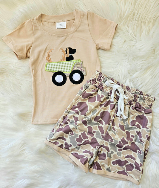 Dog/Truck Camo Short Set #511