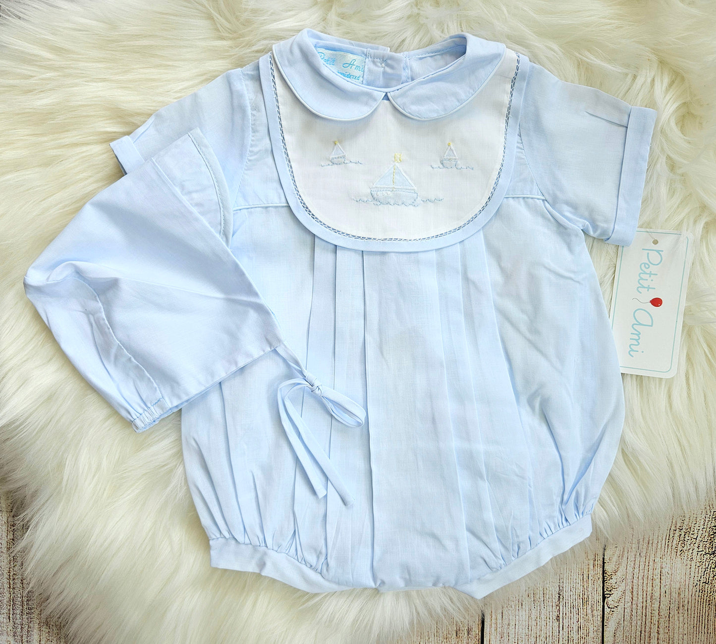 Sail Boat Boys Heirloom Bubble