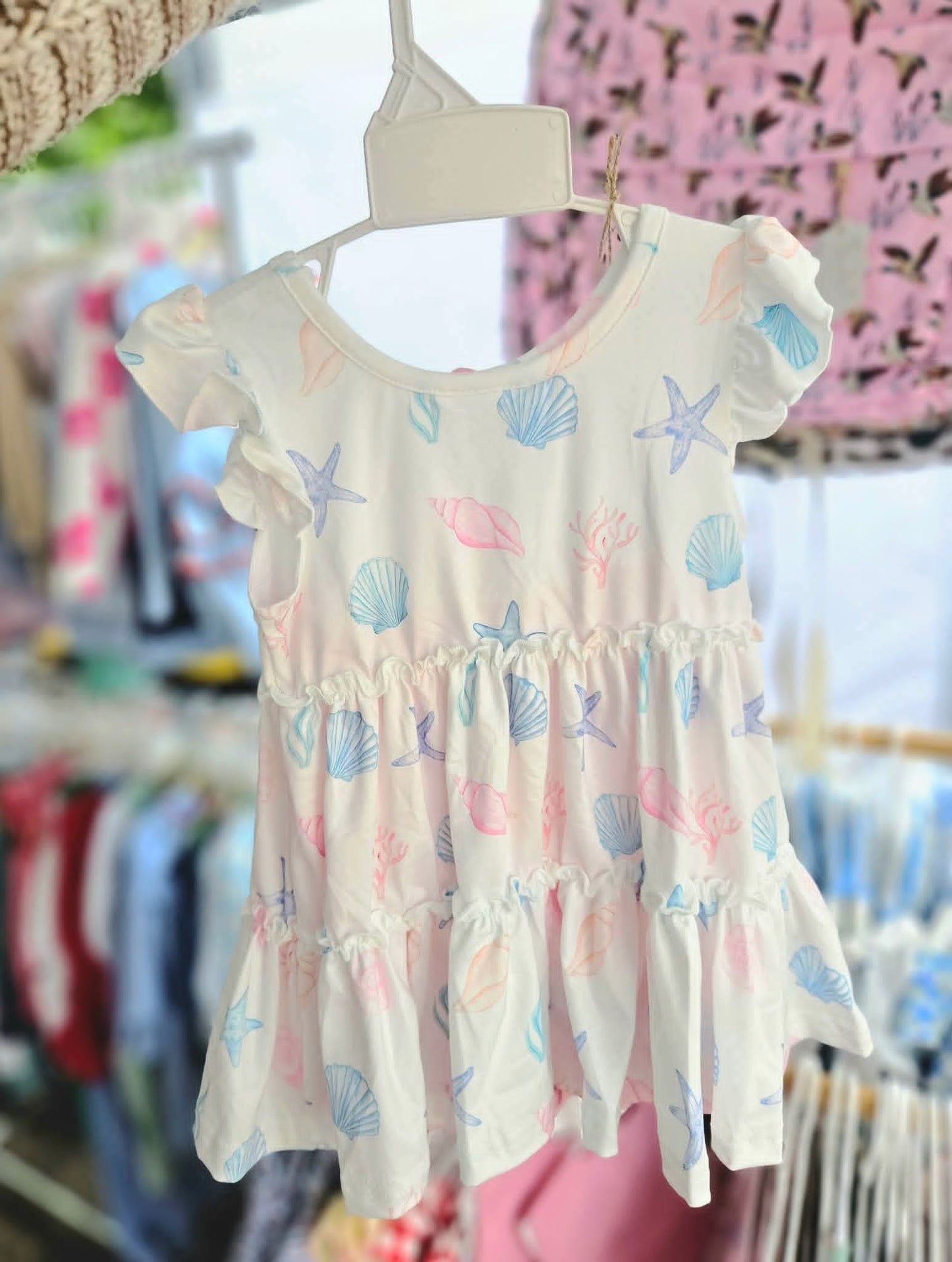 Girls Shell Summer Short Set #549