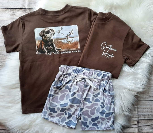 Chocolate Lab Southern Hyde Boys Tee