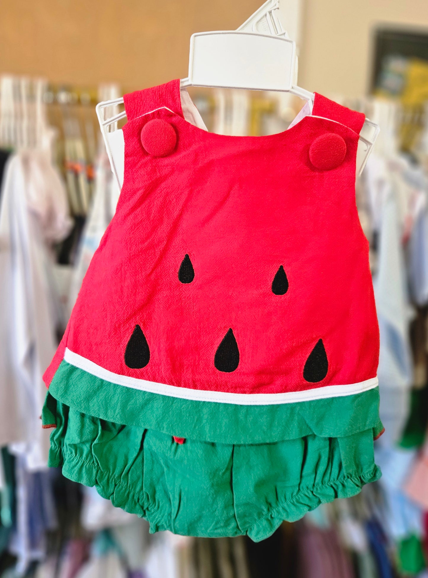 Girls Watermelon Summer Diaper Set #437