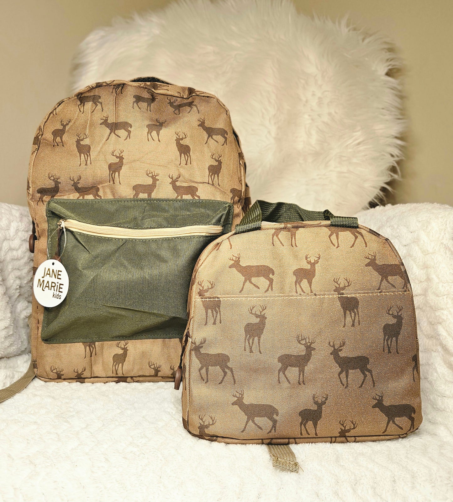 Deer Hunting Brown/Green Backpack