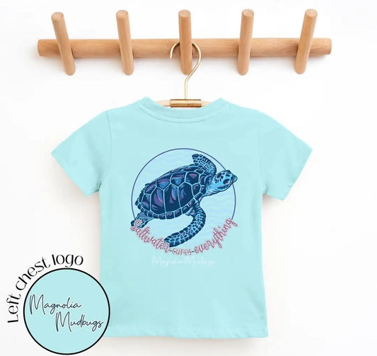"Saltwater Cures Everything" Girls Tee